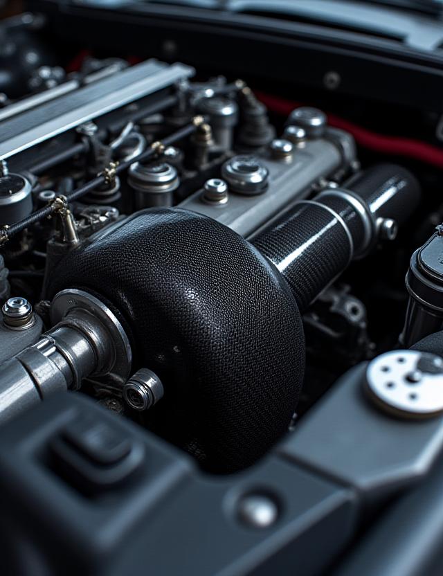精密にチューニングされたカーエンジン